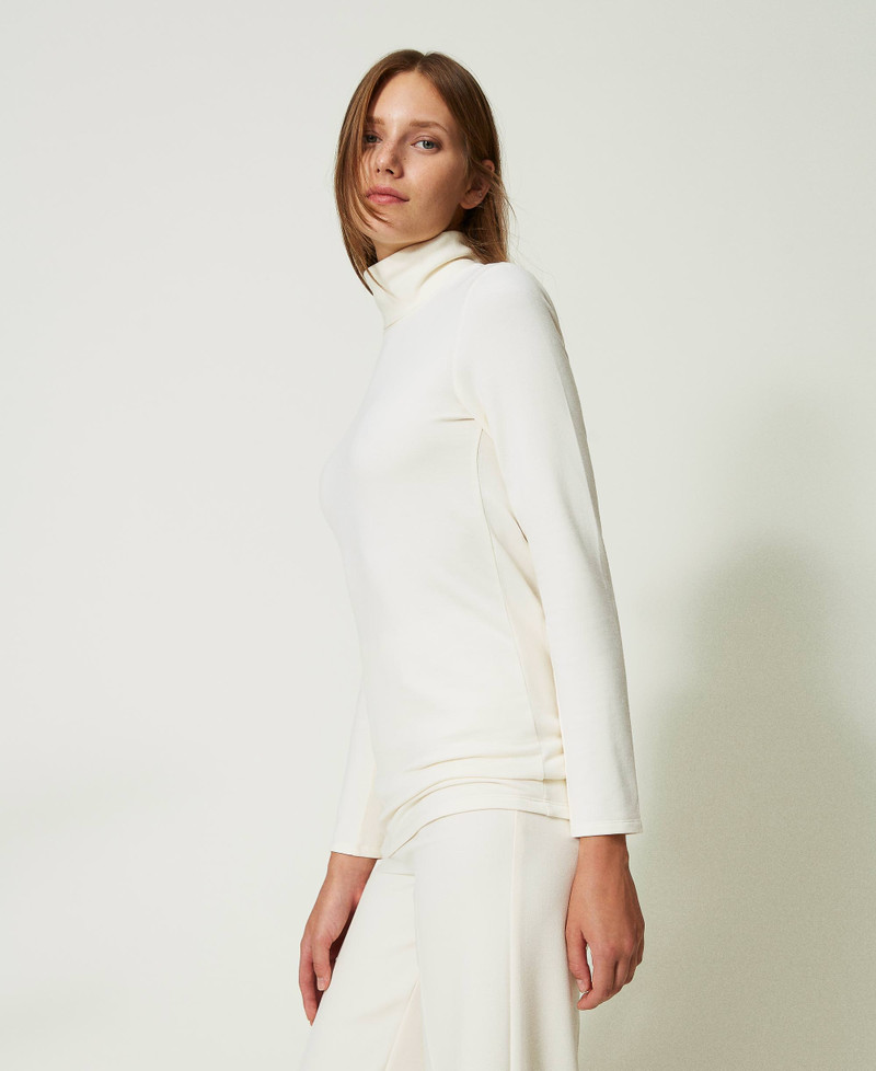 Teemall Dolcevita Finto Donna 3 Pezzi: Copri Collo A Mezza Punta Morbido In Cotone E Spandex, Perfetto Per La Mezza Stagione - 4