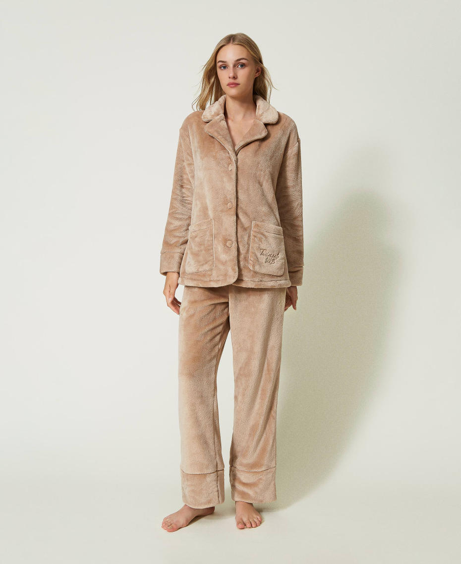 Pyjama en fausse fourrure