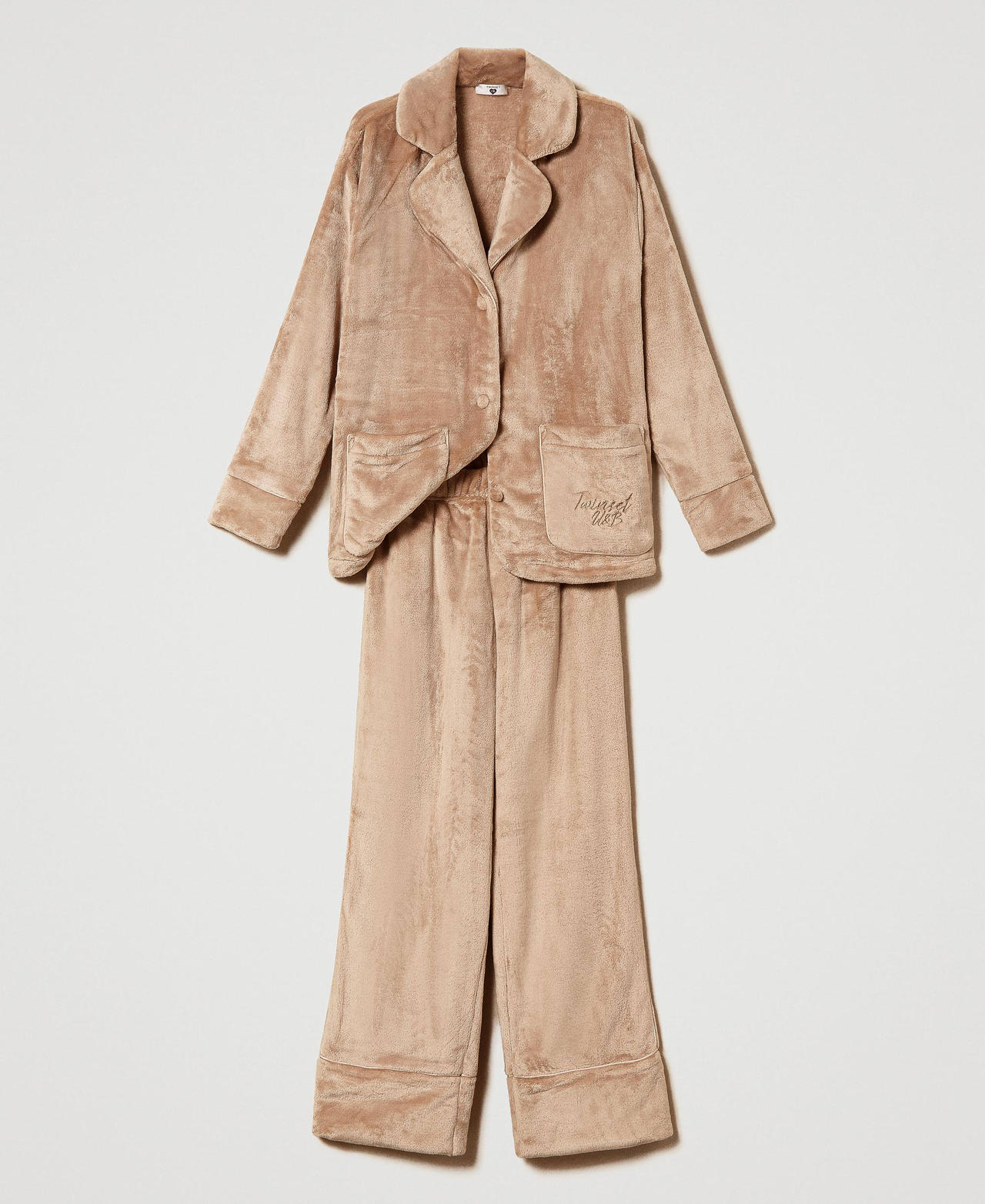 Faux fur pyjamas