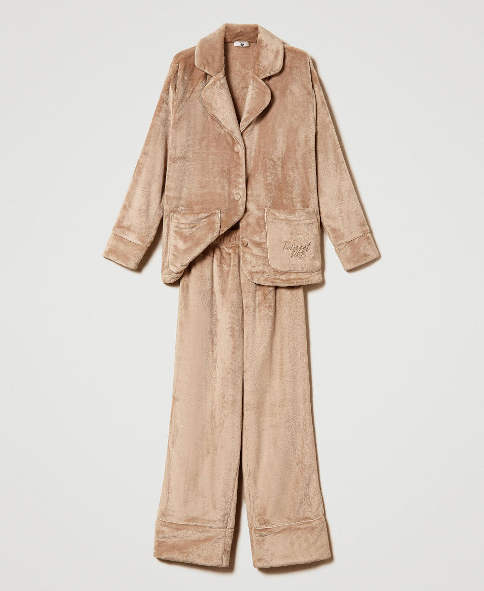 Faux fur pyjamas best sale