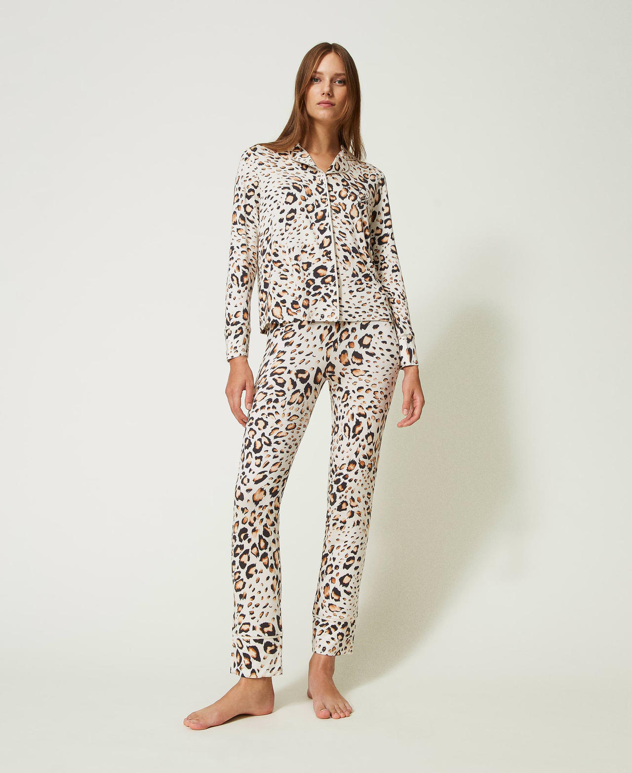 Pigiama a stampa animalier Donna Fantasia TWINSET Milano