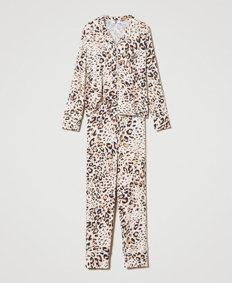 Animal print pyjamas