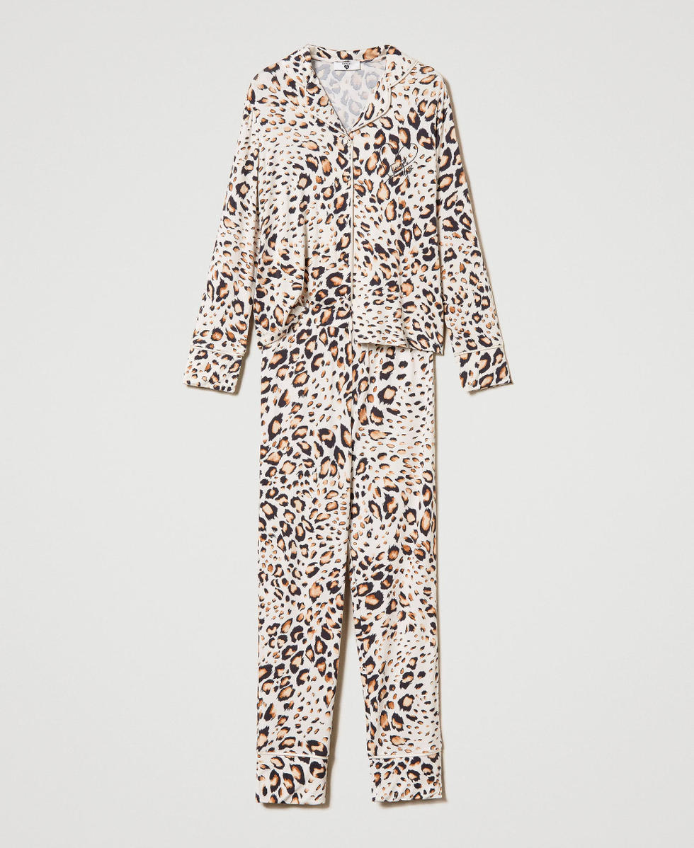 Pigiama a stampa animalier