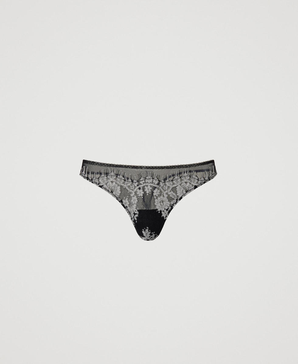 Twyla Silk G-String Black – Kisskill