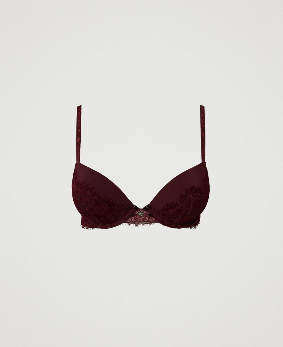 Soutien-gorge push-up en dentelle de Chantilly
