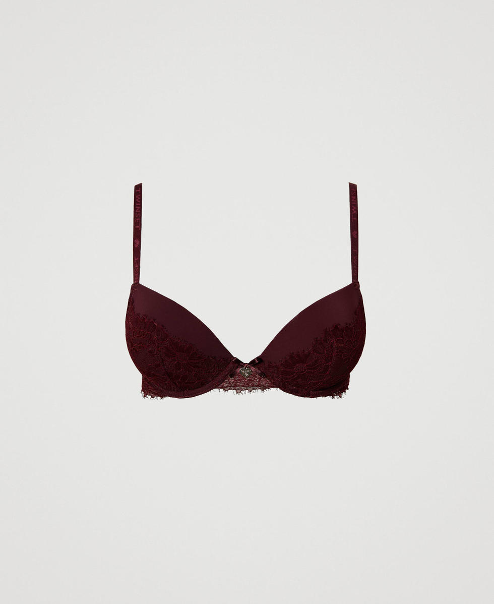 Chantilly lace push-up bra