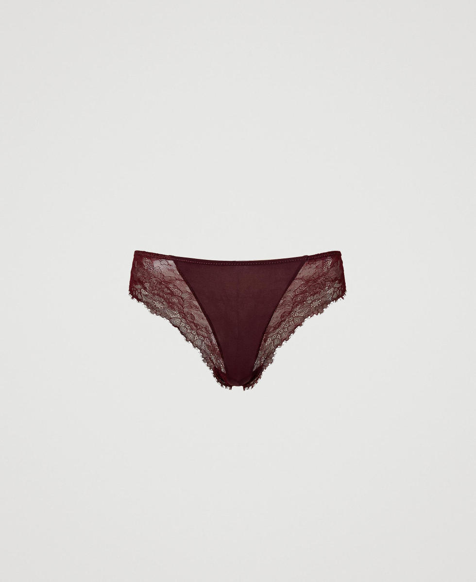 Slip femme violet deals