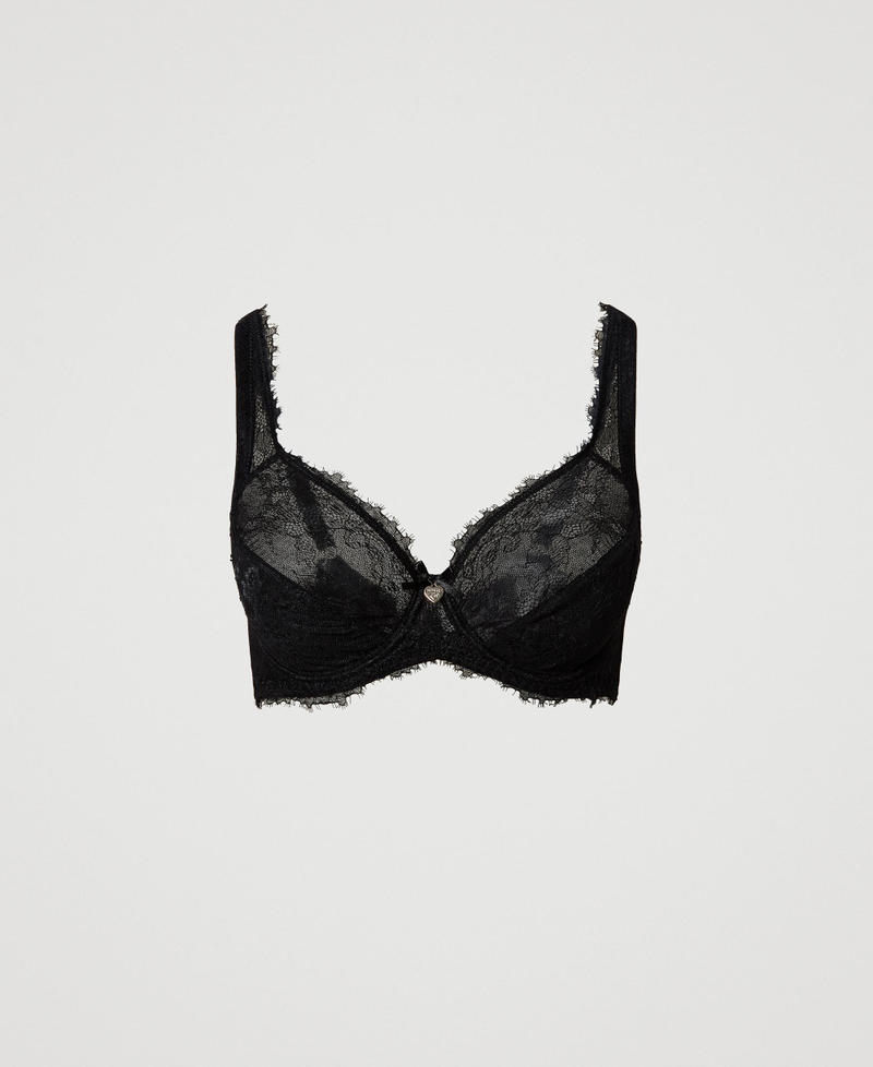 Underwire lace bra