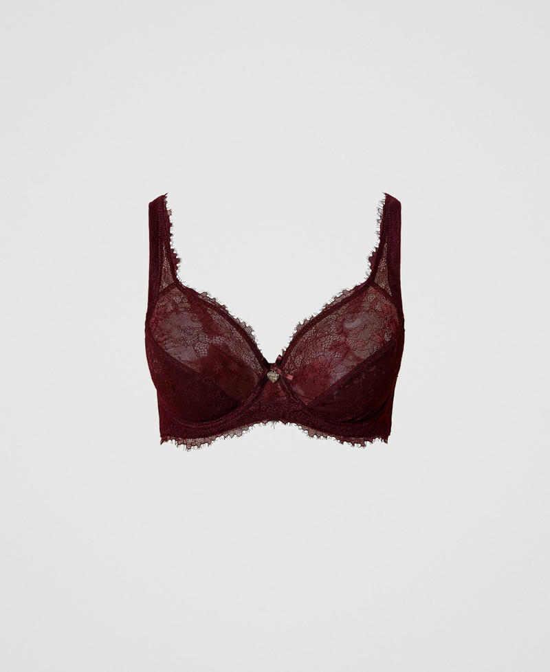 Underwire lace bra &ldquo;Ruby Wine&rdquo; Purple Woman 232LL6CLL_11043_S0