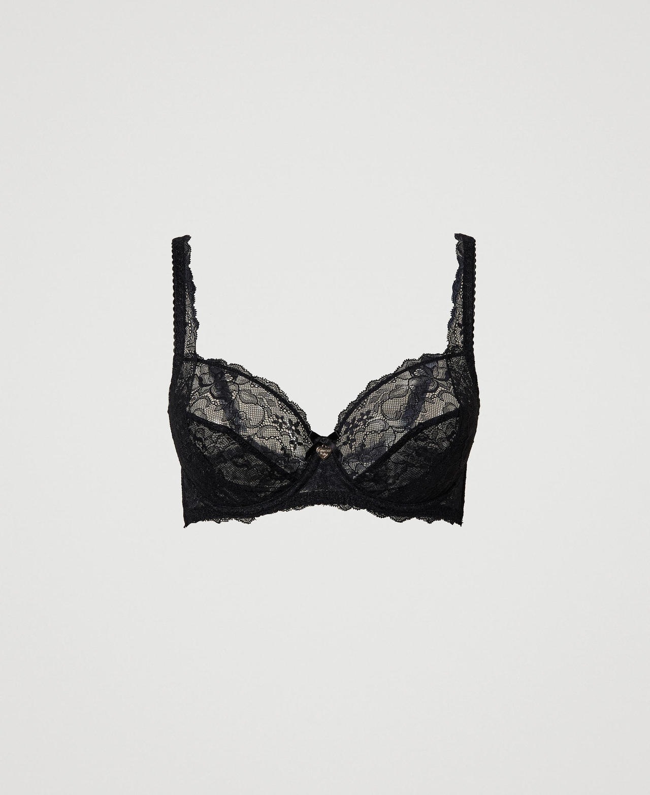 Soutien-gorge à armatures en dentelle rebrodée