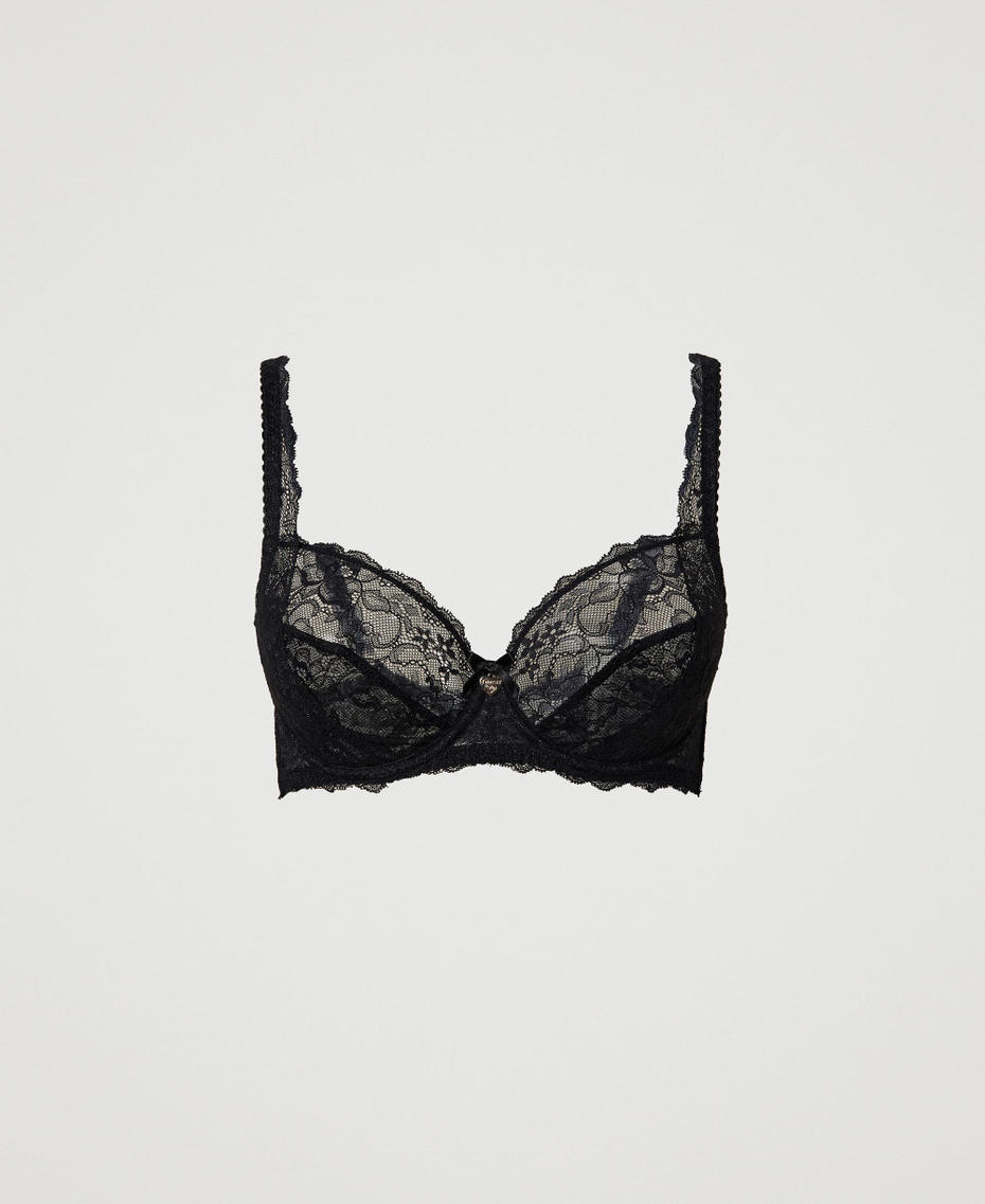 R&eacute;brod&eacute; lace underwire bra