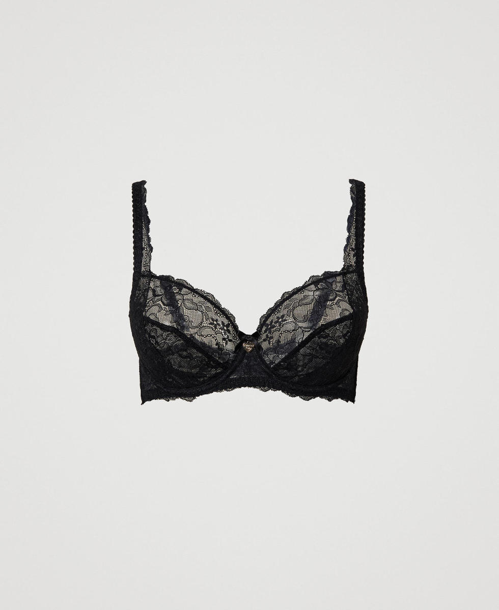 R&eacute;brod&eacute; lace underwire bra