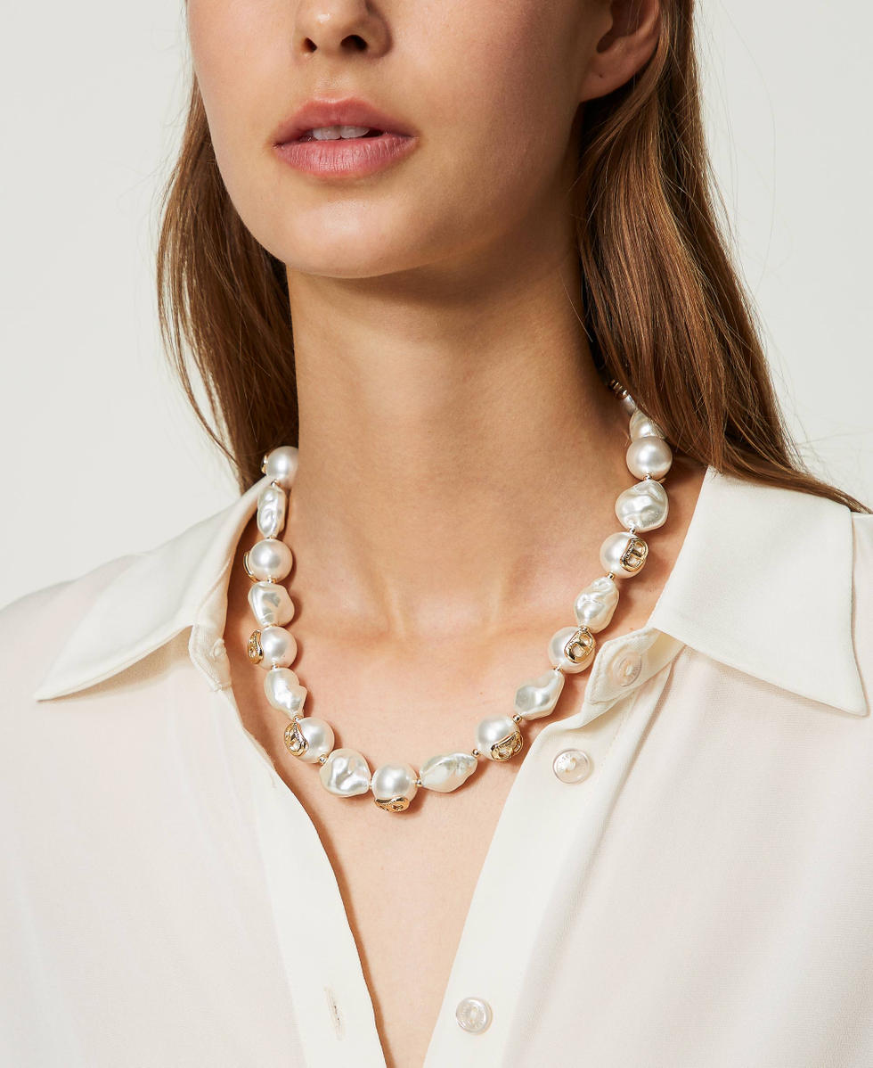 Anfibi twin set con perle new arrivals