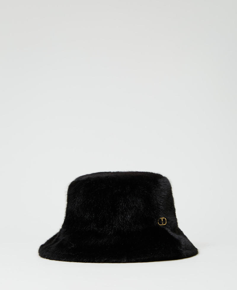 Faux fur fisherman's hat