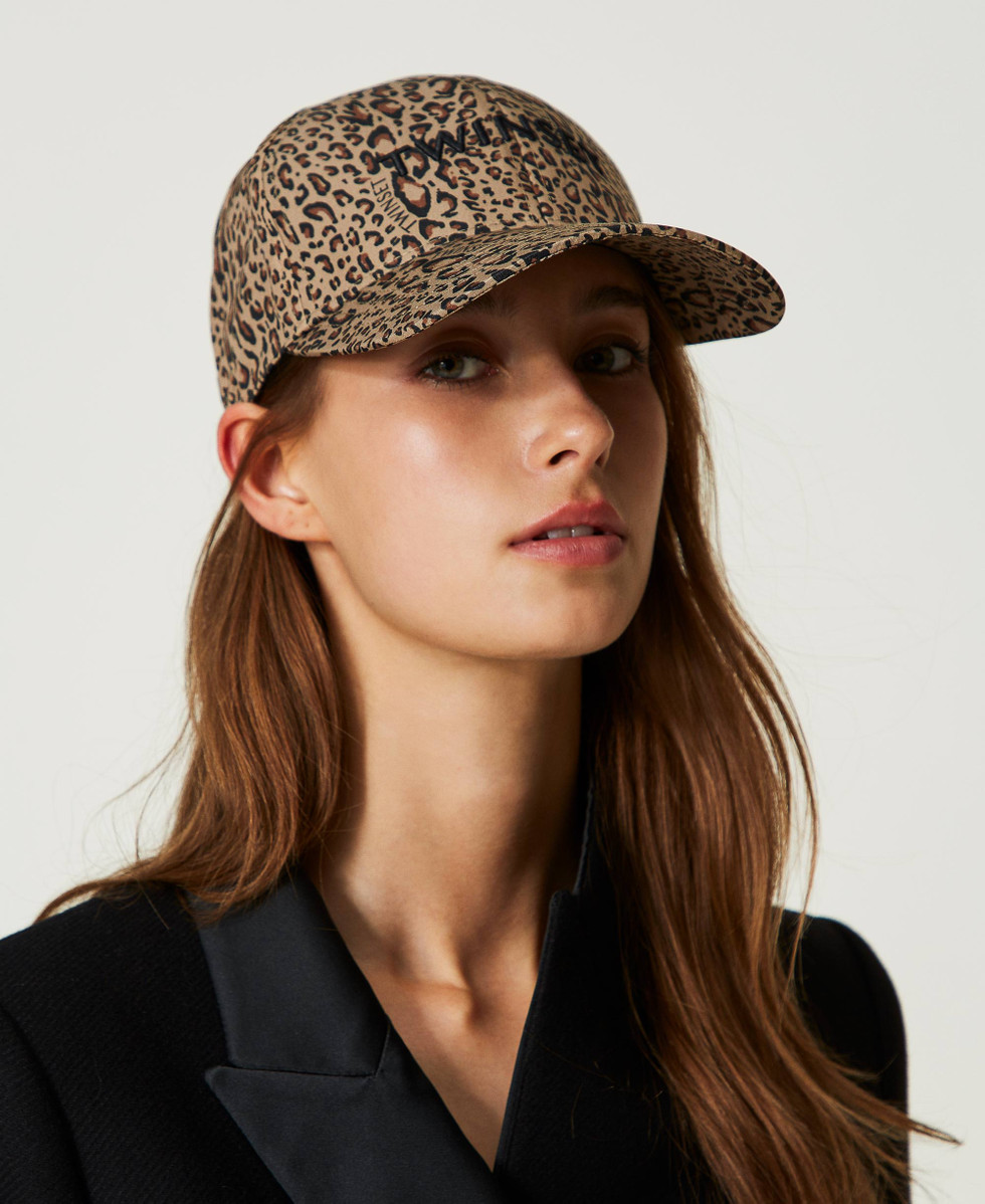 thumbnail image 2 of Silva Lining Women's Leopard Print Baseball Cap - Ponytail Hole & Western Style Designs 2 of 12