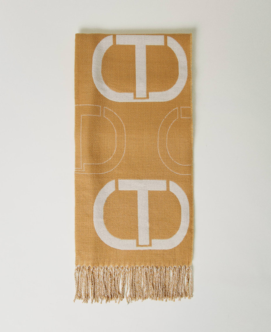 Jacquard stole with Oval T