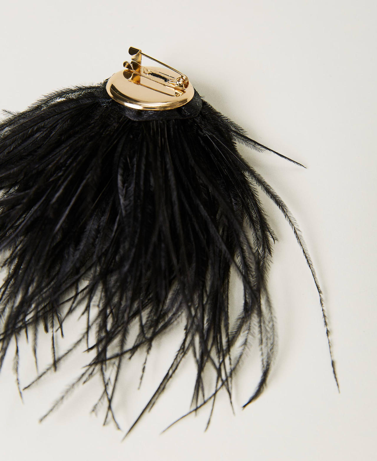 Broche avec plumes