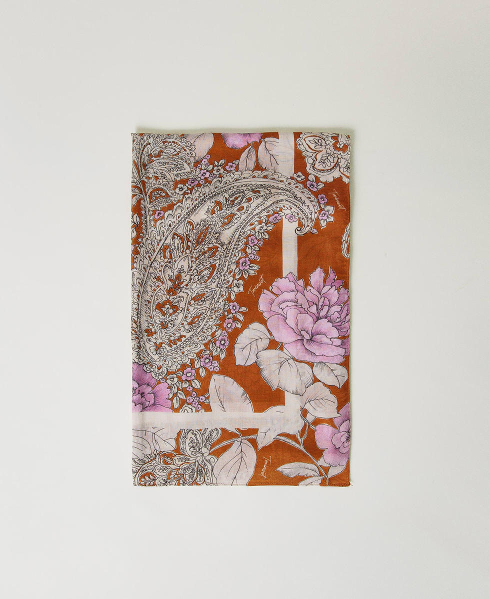 Tuch mit Blumenprint