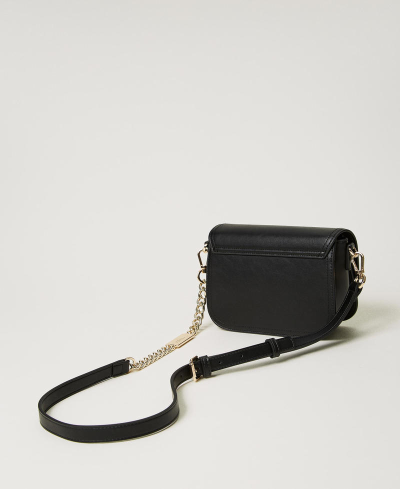 Borsa a tracolla ‘Awhi’ con Oval T Nero Donna 232TB7073_00006_03