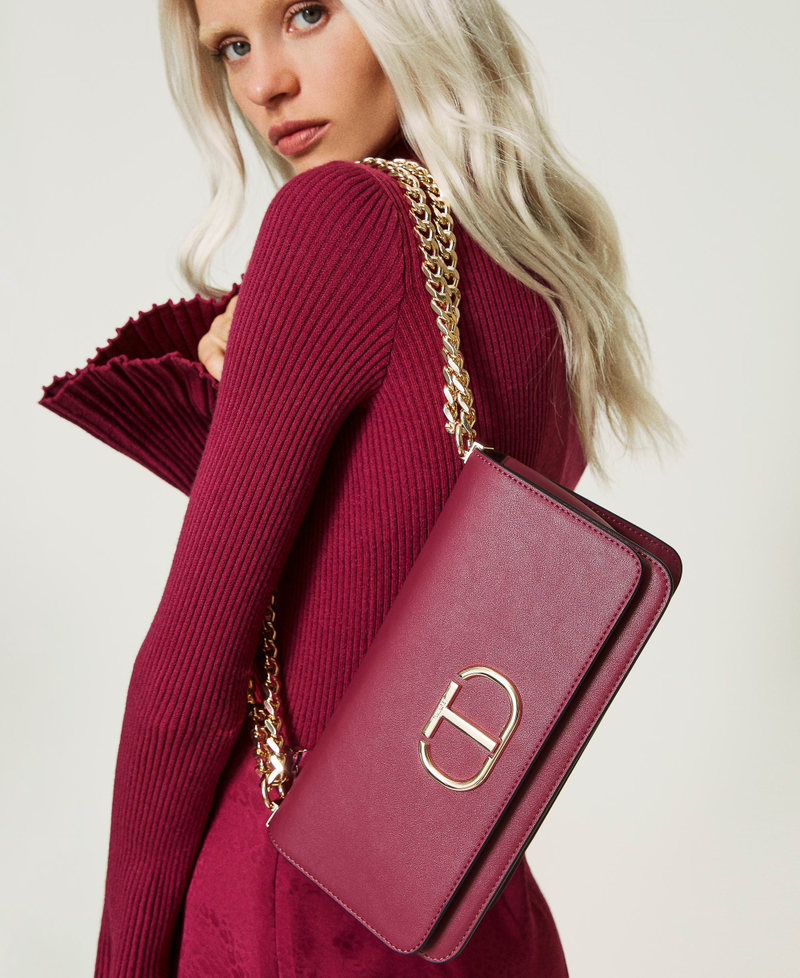 Borsa a tracolla scorrevole con Oval T