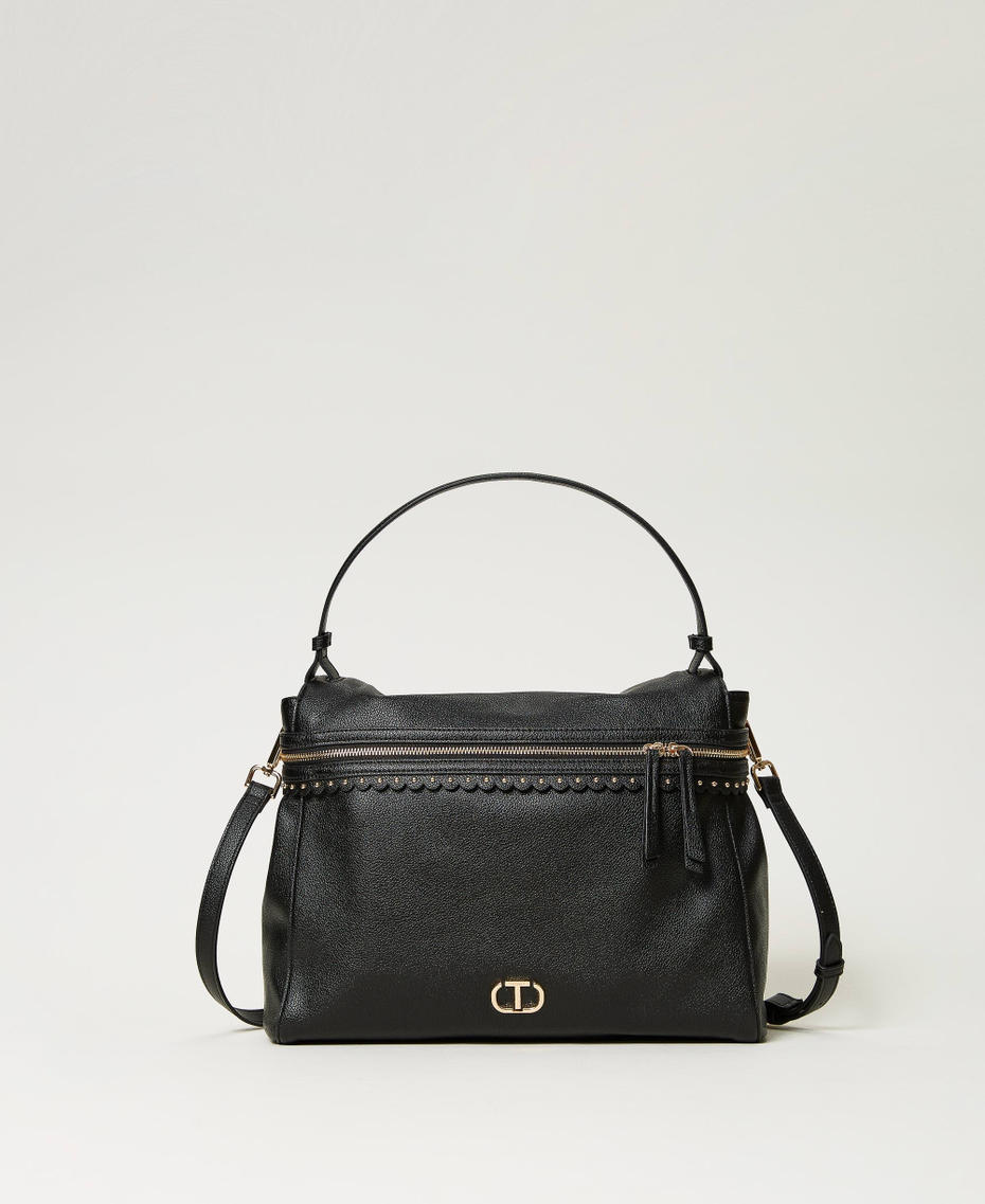 Large ‘Cécile’ top handle bag Black Woman 232TB7120-01