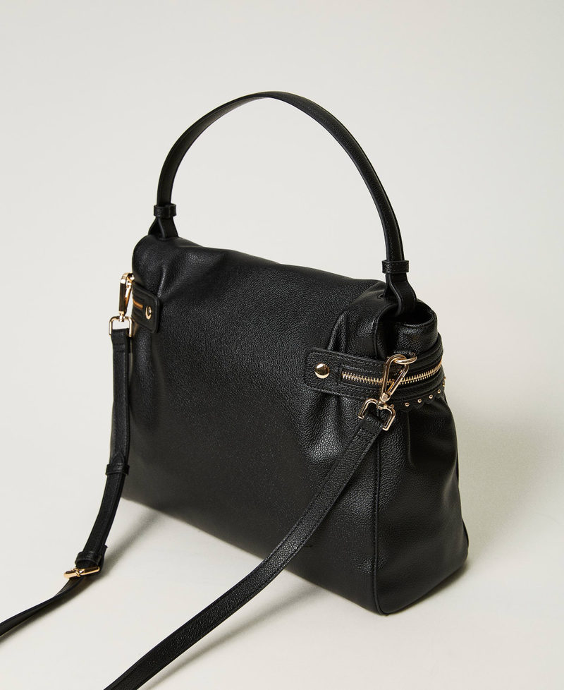Large ‘Cécile’ top handle bag Black Woman 232TB7120-03