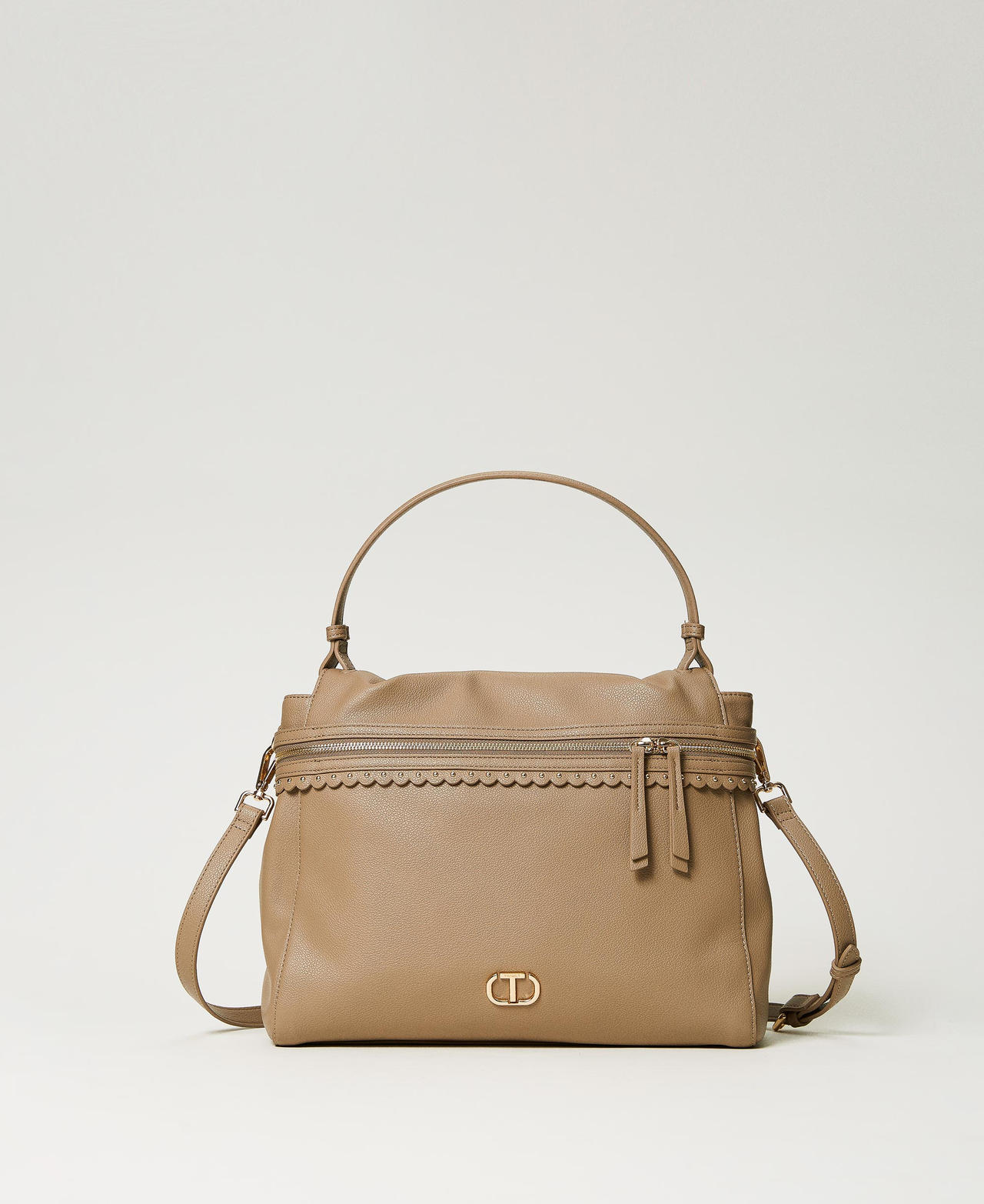 Large &lsquo;C&eacute;cile&rsquo; top handle bag