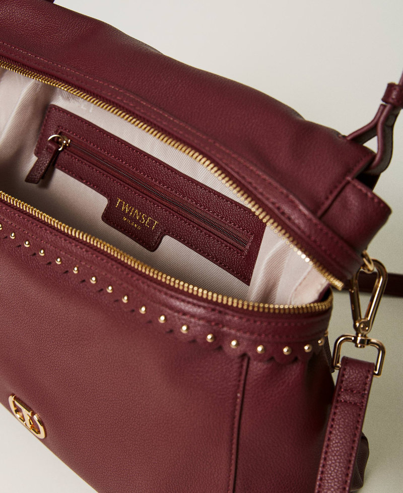 Large ‘Cécile’ top handle bag "Raspberry Radiance" Purple Woman 232TB7120_07212_04