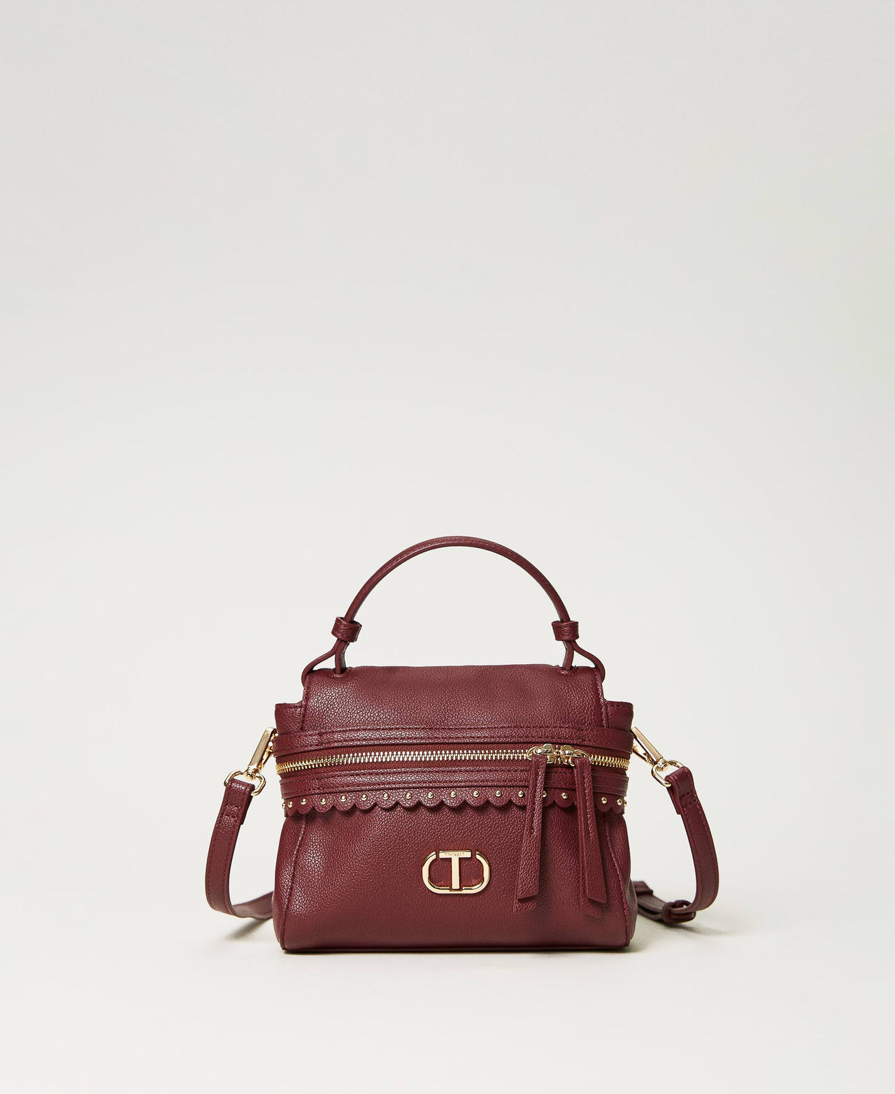 Small 'Cécile' top handle bag Woman, Purple | TWINSET Milano