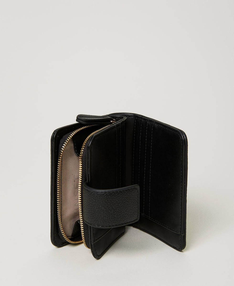 Cécile' wallet with Oval T and strap Woman, Pink | TWINSET Milano
