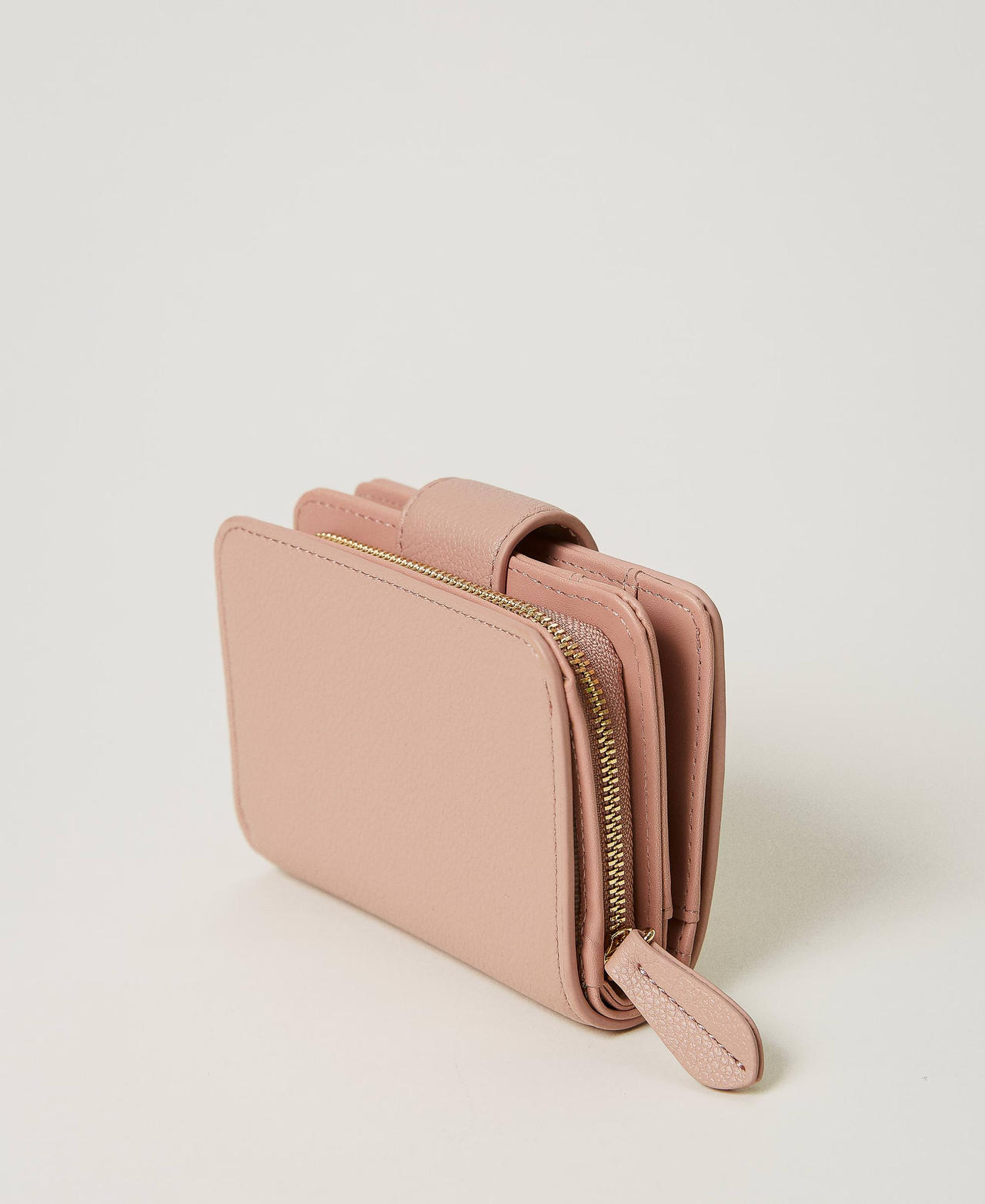 'Cécile' wallet with Oval T and strap Misty Pink Woman 232TB7124_00534_02
