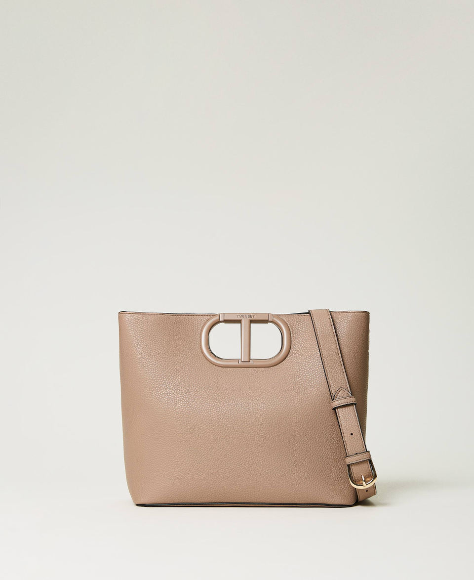 Borsa shopper 'Lila' con manico Oval T
