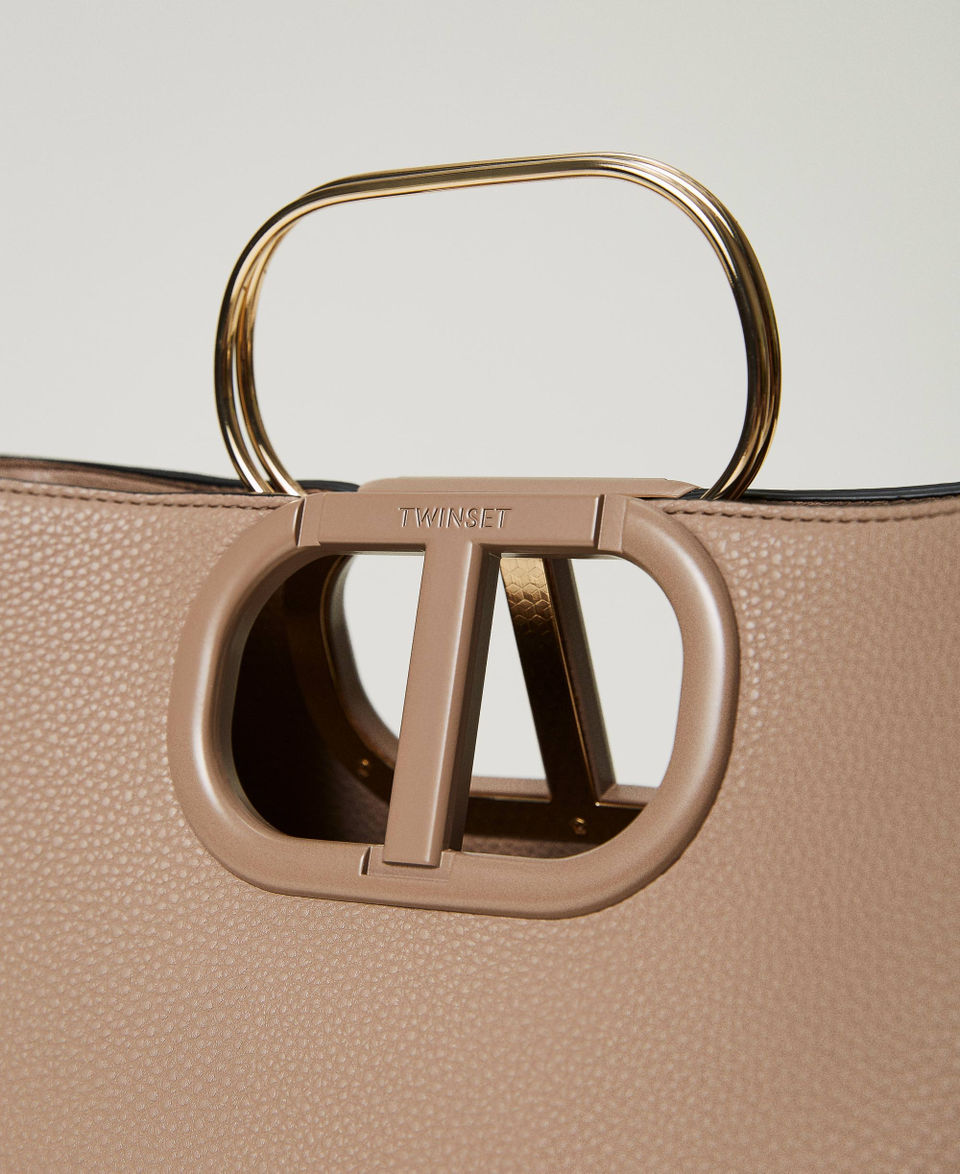 Borsa shopper 'Lila' con manico Oval T