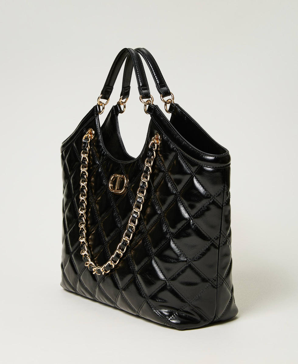 Quilted shopper