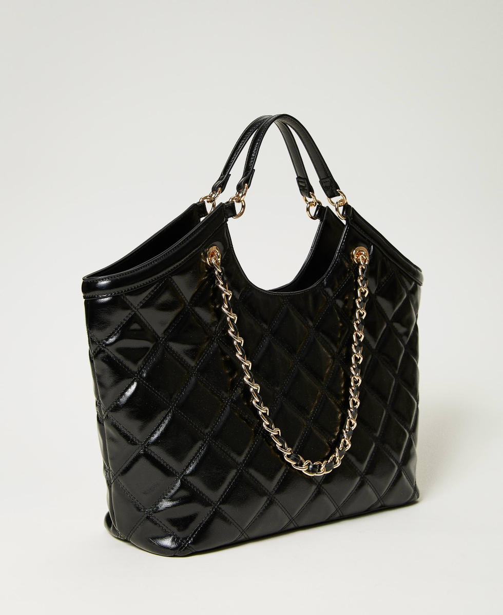 Quilted shopper
