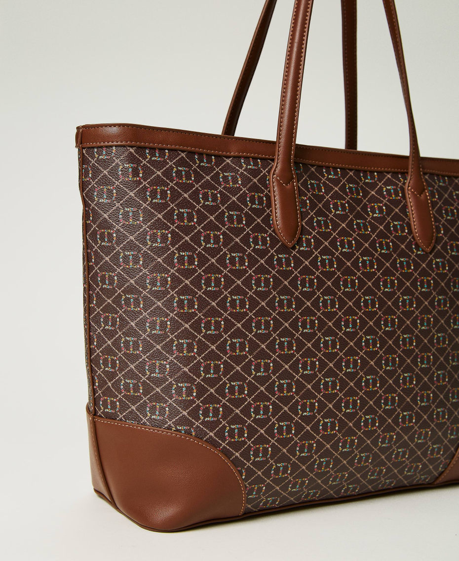 Shopper with Floral T print