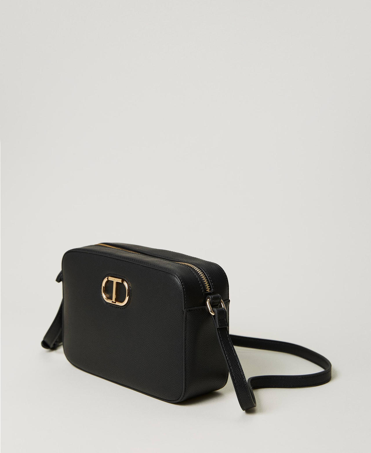 Shoulder bag with Oval T Woman Black TWINSET Milano