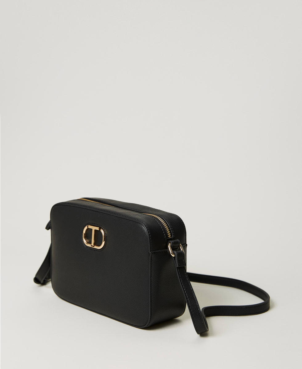 Twin set borsa tracolla nera new arrivals