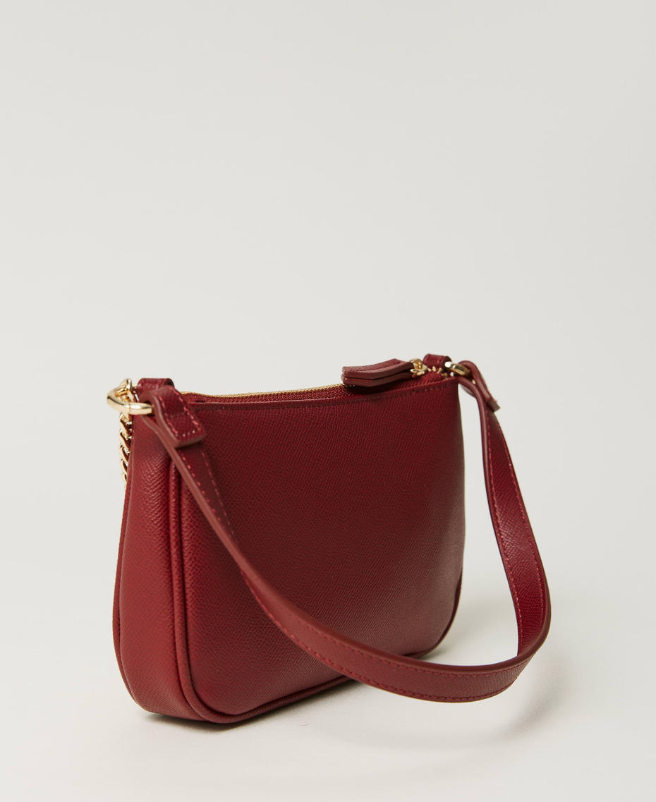 ‘Petite’ shoulder bag with Oval T "Raspberry Radiance" Purple Woman 232TB7190-03