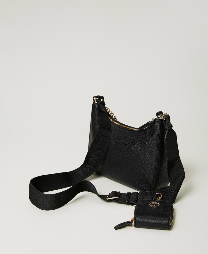 Hobo bag with coin purse Woman Black TWINSET Milano