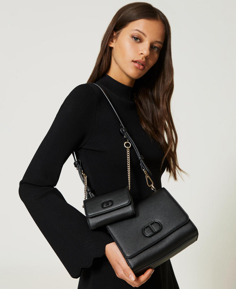 Borse a tracolla 'Together' con Oval T Nero Donna 232TB7320_00006_0S