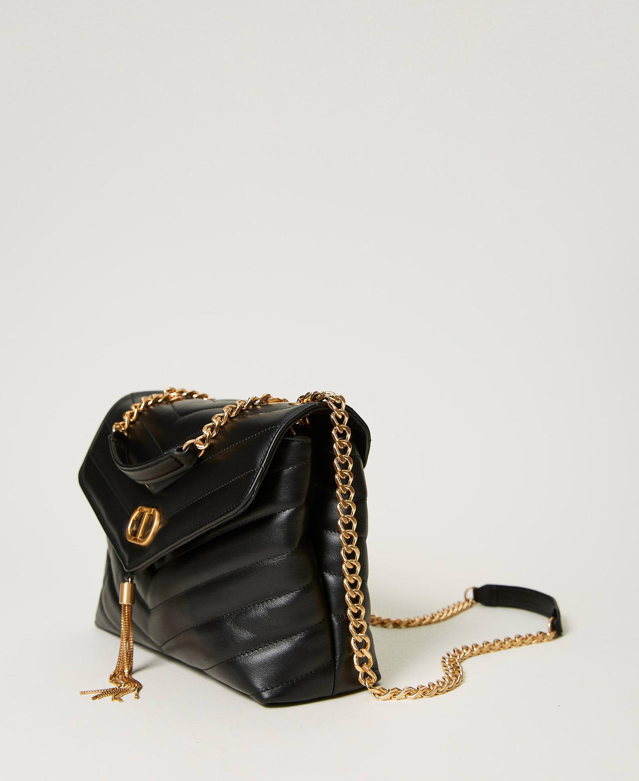 Borsa a tracolla ‘Dreamy’ in pelle Nero Donna 232TB7430_00006_02