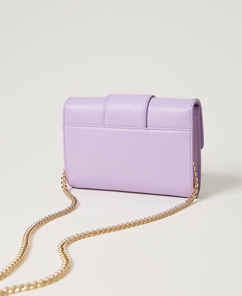 ‘Amie’ leather clutch