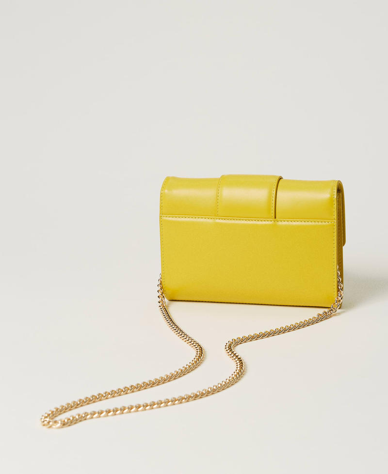 Clutch &bdquo;Amie&ldquo; aus Leder &bdquo;Passion Fruit&ldquo;-Gelb Frau 232TB7442_10786_03