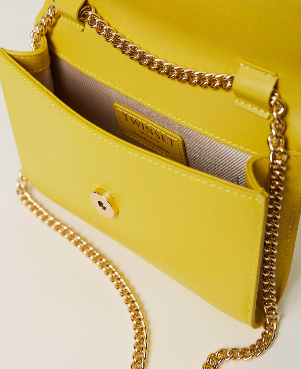 Clutch „Amie“ aus Leder „Passion Fruit“-Gelb Frau 232TB7442_10786_04