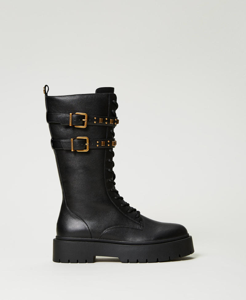 Twin set shop scarpe anfibi