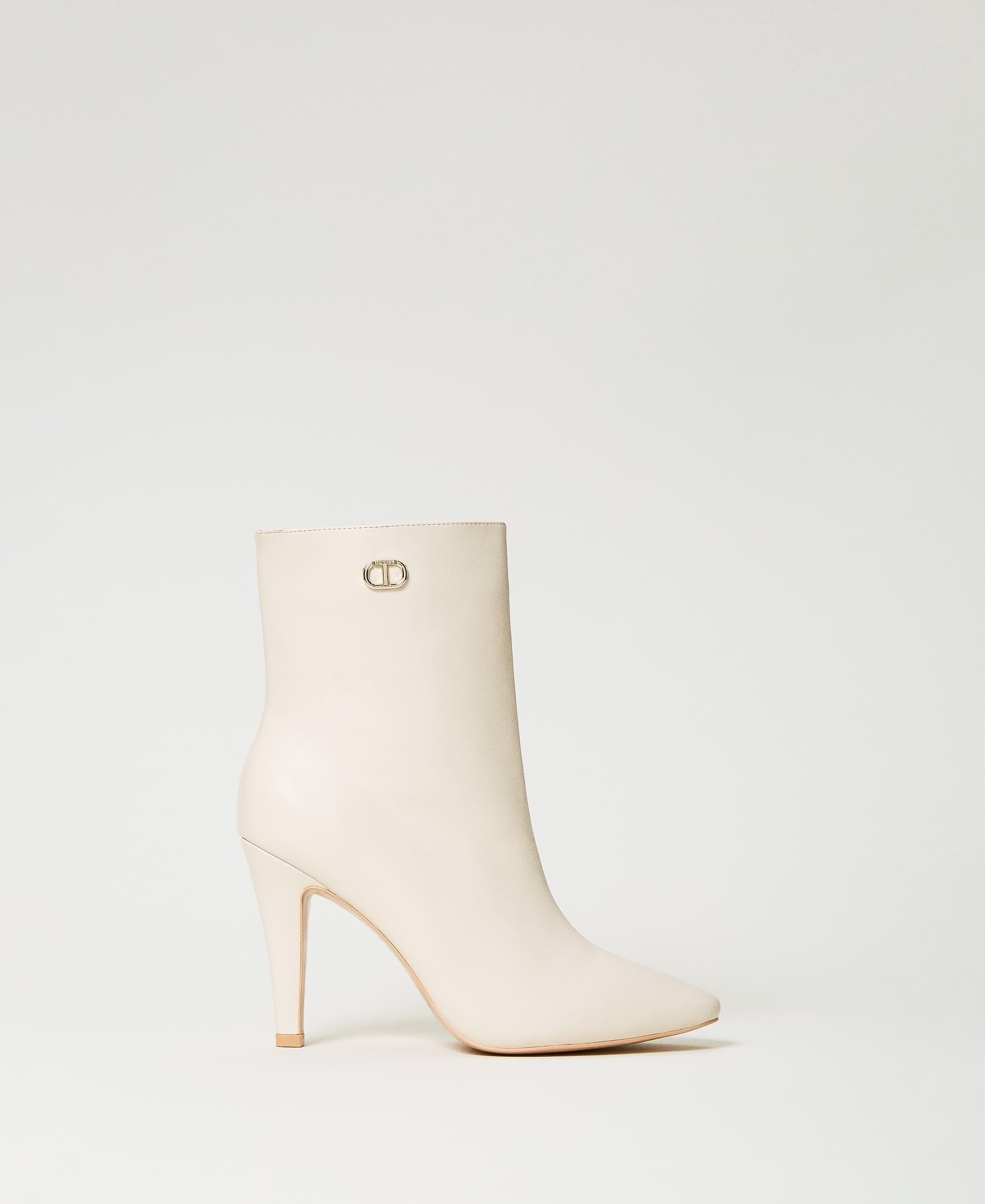 Leather ankle boots