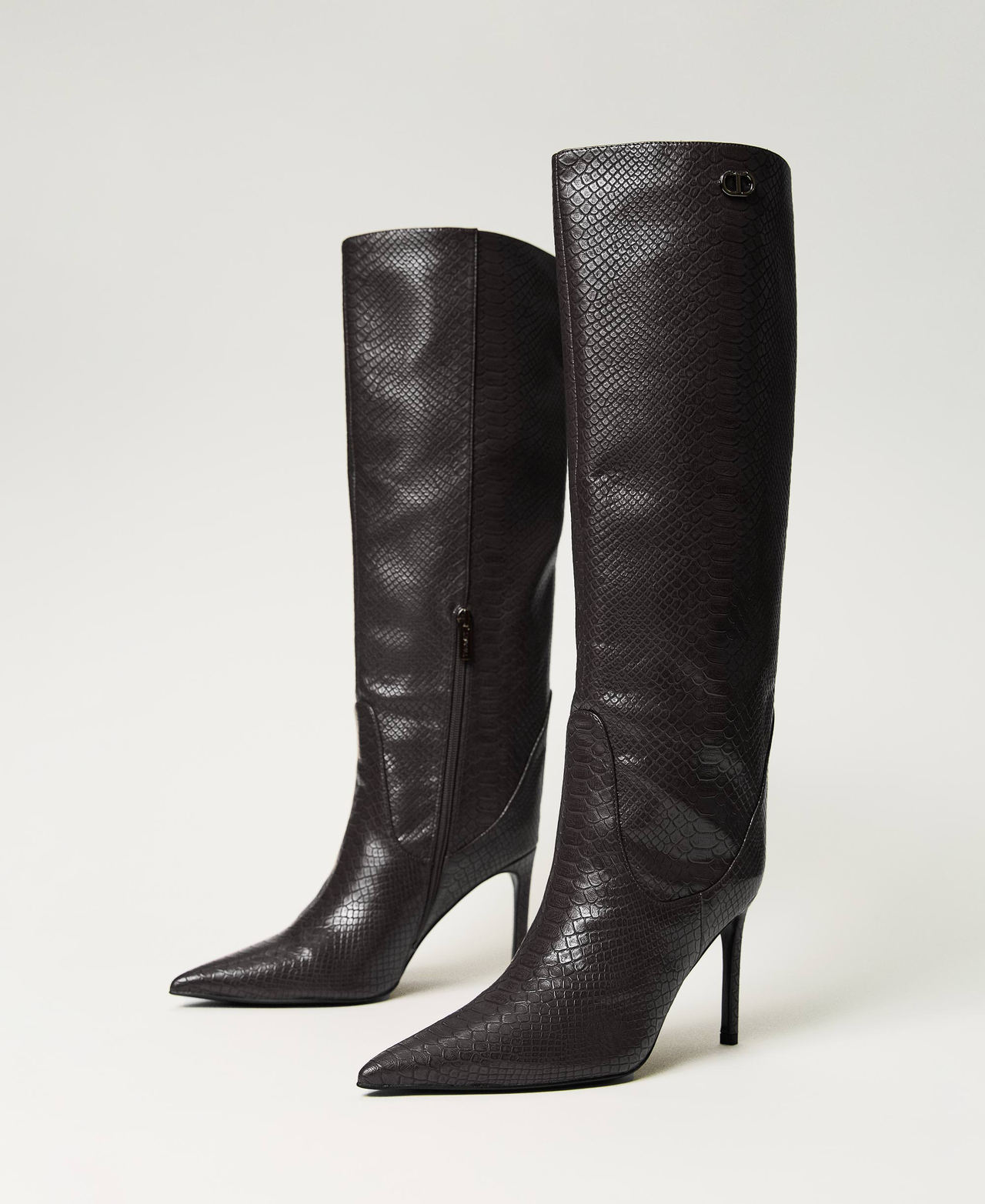 Crocodile print boots store