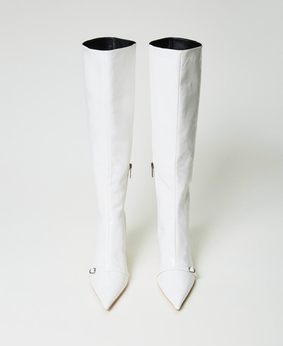 High boots with strap White Snow Woman 232TCT022_00282_04