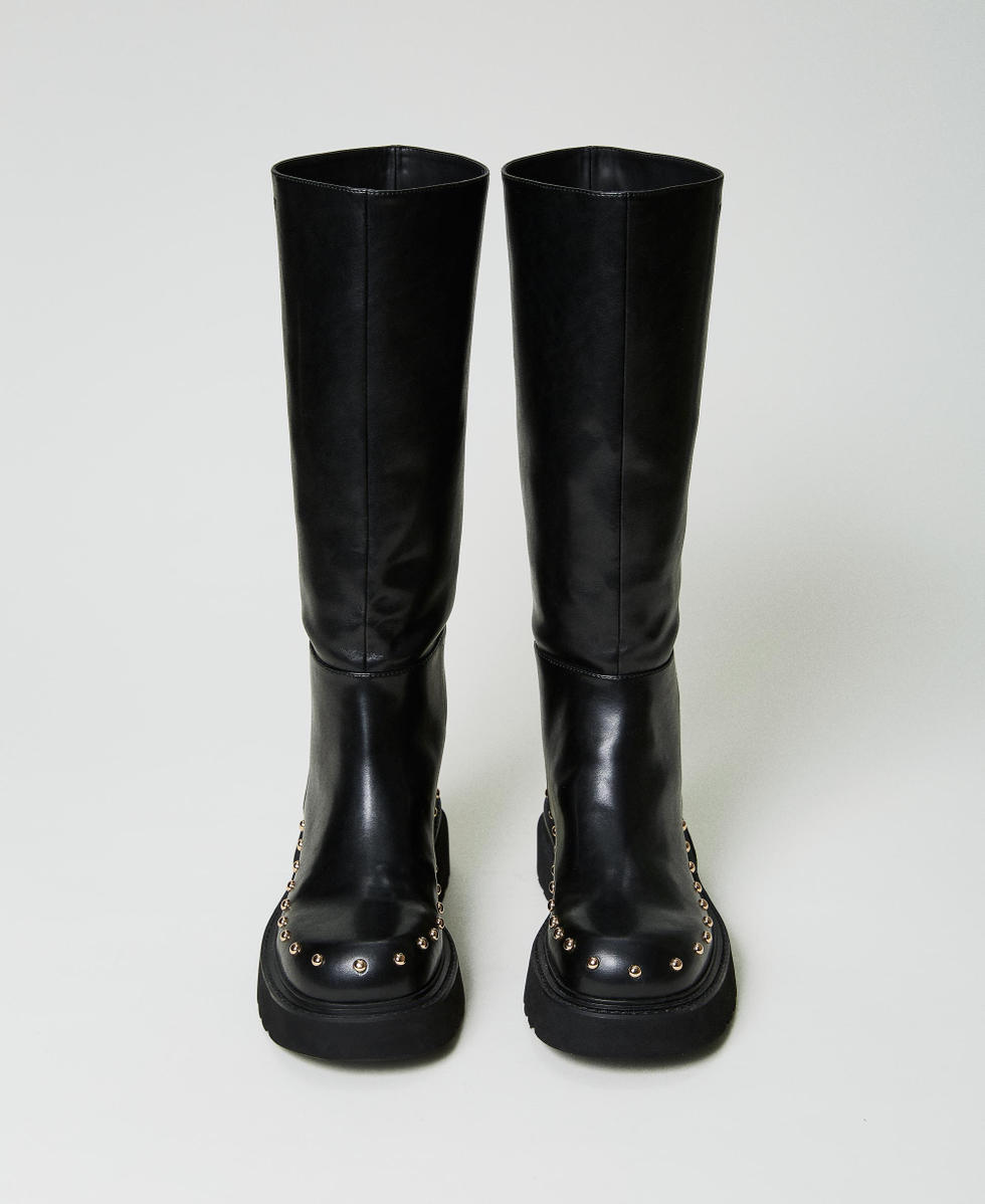Stivali biker borchie on sale